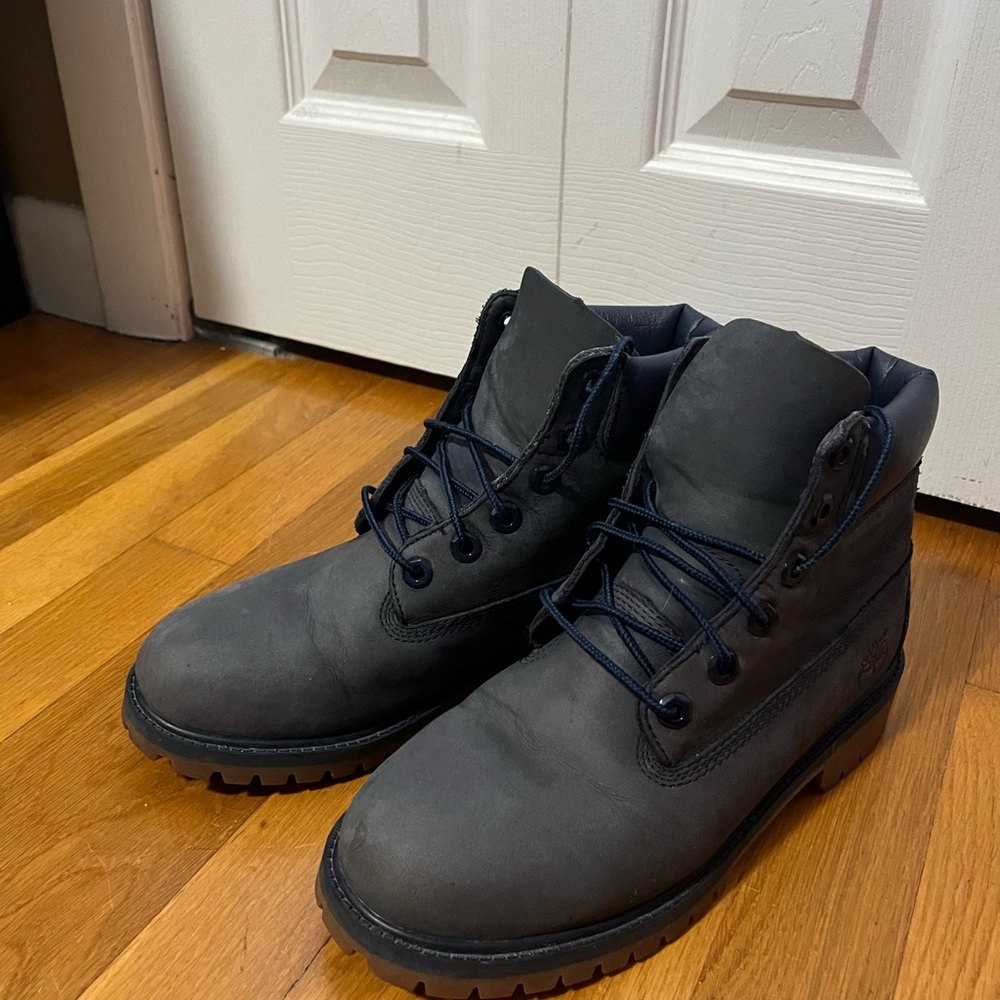 Timberland Blue Leather Boots
